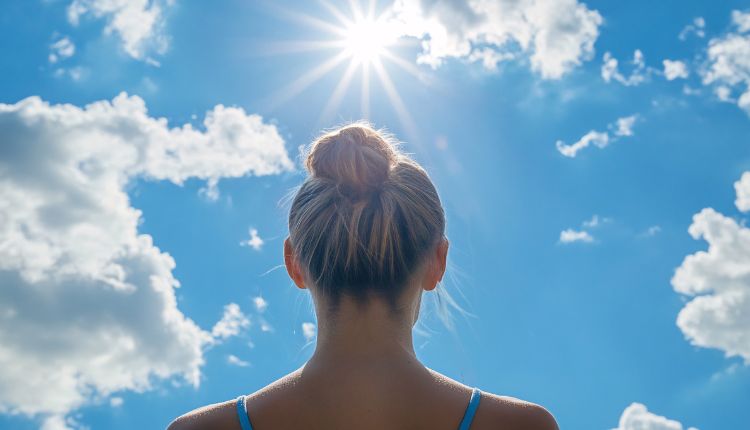 Rosacea mit Rötungen, Äderchen, Pusteln im Gesicht