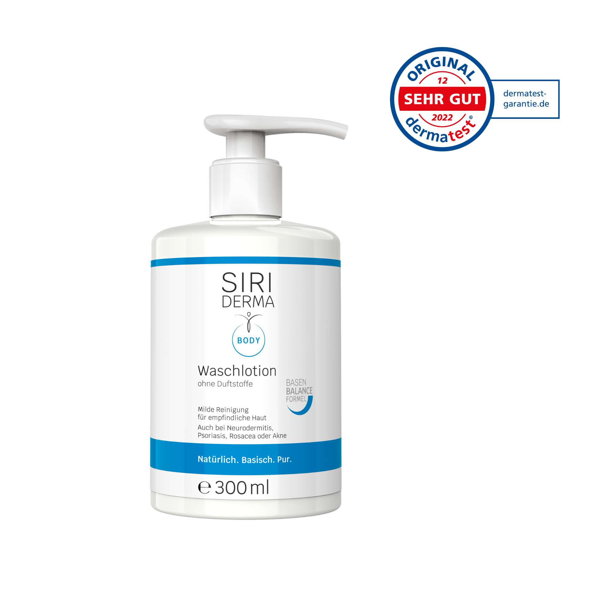  SIRIDERMA Waschlotion, 300 ml, ohne Duftstoffe